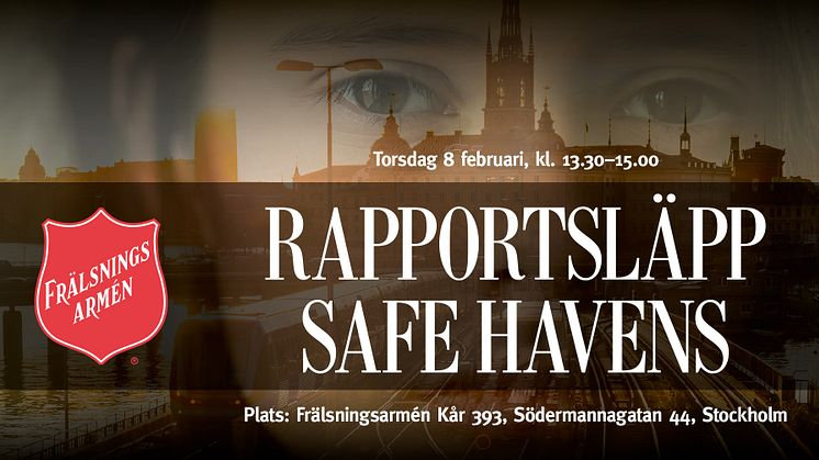 Frälsningsarmén presenterar en rapport över Safe Havens Traffickingcenters arbete och effekt för individer och samhället.