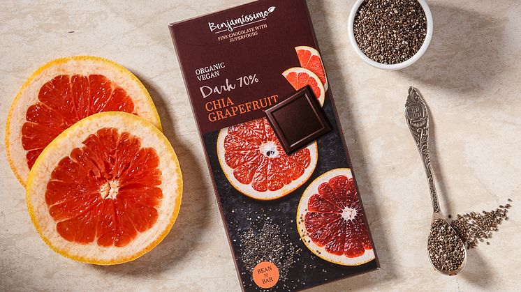 Benjamissimo Dark Chia Grapefruit 70 %