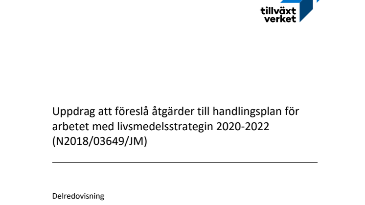 Handlingsplan för livsmedelsstrategin 2020-2022 NY