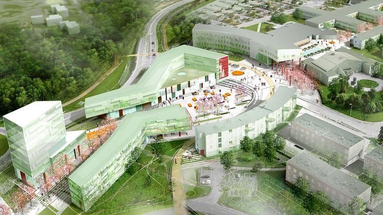 Arkitektförslag klart till nytt entréområde vid Örebro universitet 