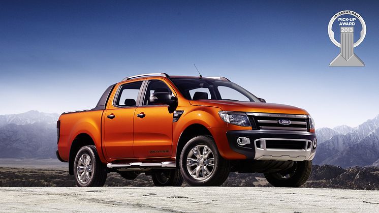 Nya Ford Ranger utsedd till International Pick-Up 2013 