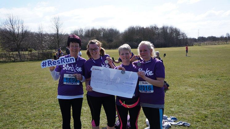 ​Nottingham runners race to fundraising success for the Stroke Association