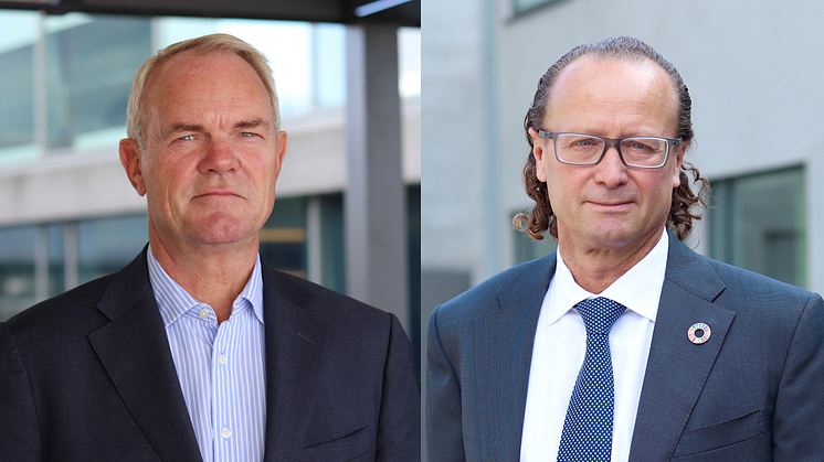 Truls Nergaard, Head of Nordic Real Estate, Storebrand Asset Management & Jan Erik Saugestad, CEO Storebrand Asset Management.