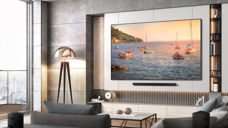 Samsung præsenterer 98"QLED TV: en superstor skærm optimeret til dit hjem 
