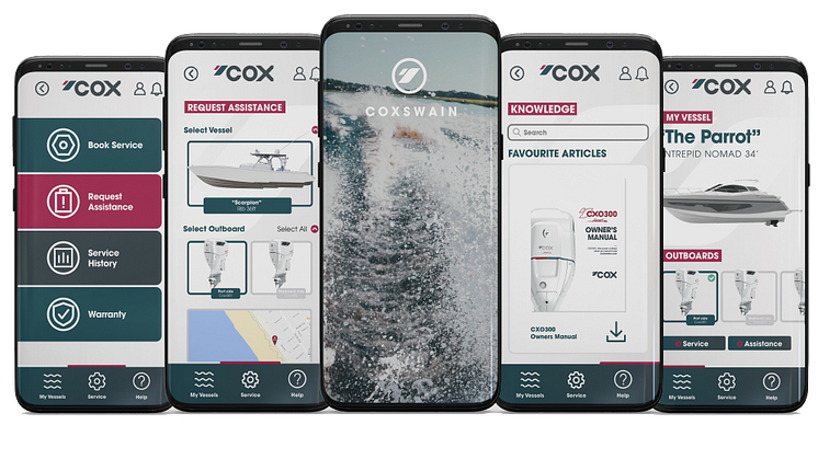 The Coxswain™ app is a boating technology first