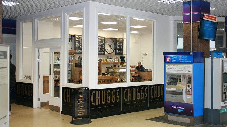 Chuggs coffee shop after the refurbishment