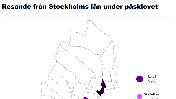 Svenskarna stannar hemma under påsklovet 