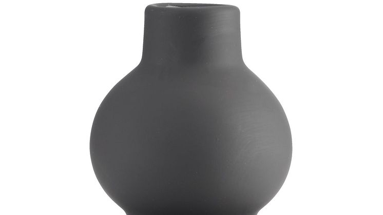 Vase ROBERT Ø11xH15 sort (55,- DKK)