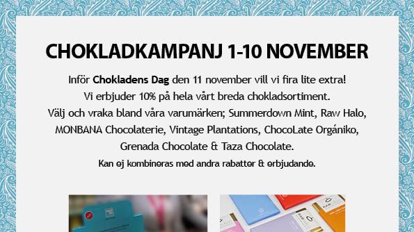 Chokladkampanj 1-10 november
