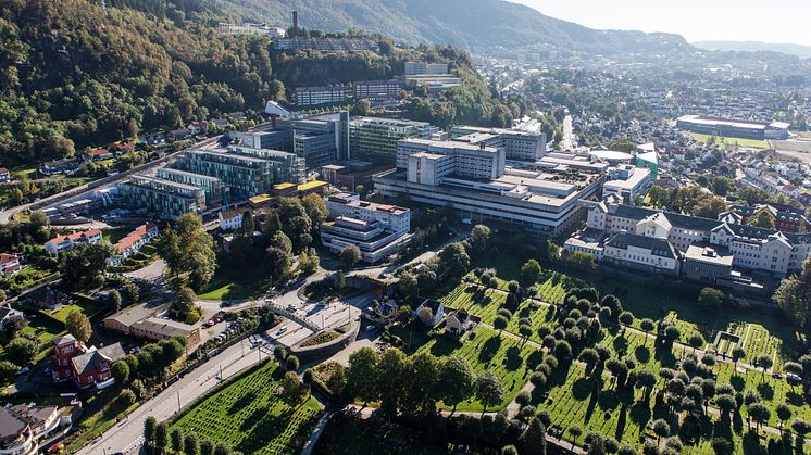 Flyfoto Haukeland universitetssjukehus