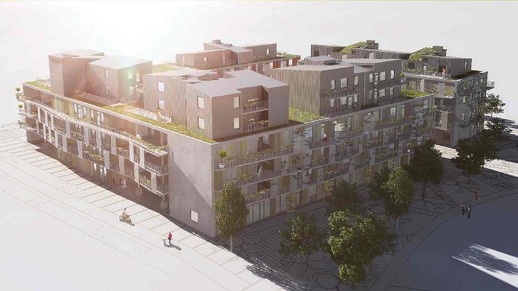 Kungälvsbostäder först ut att bygga på Kongahälla