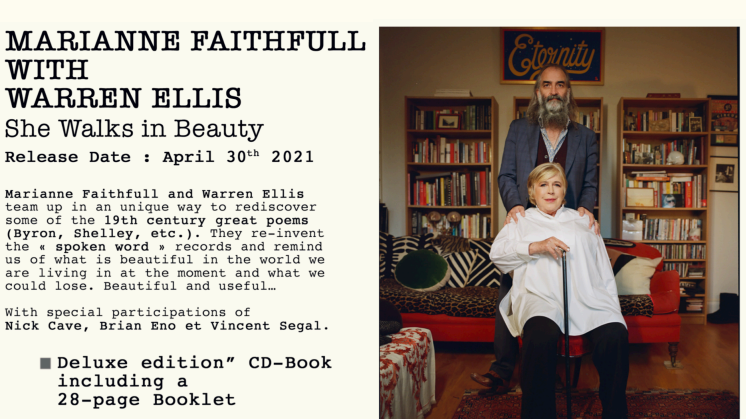 Marianne Faithfull with Warren Ellis - She Walks In Beauty - info