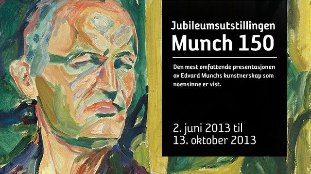 Utvidet åpningstid siste dag av utstillingen Munch 150