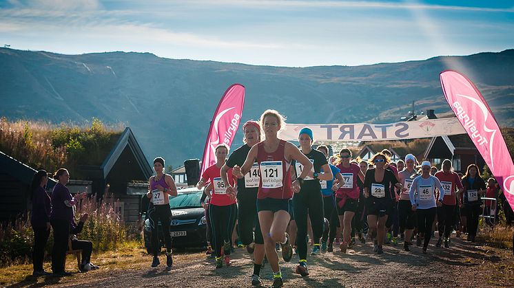 Snart braker årets jentehelg på Trysilfjellet løs når 5000 jenter deltar på Trysilrypa. Foto: Hans Martin Nysæter