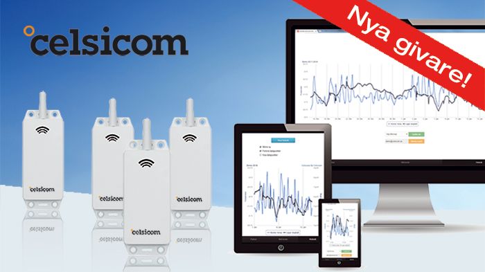 Celsicom-sortimentet utökas med nya trådlösa givare 
