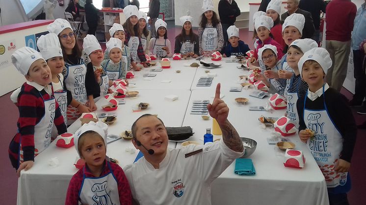 Los más pequeños de la casa, grandes samuráis de Sushi de Salmón Noruego