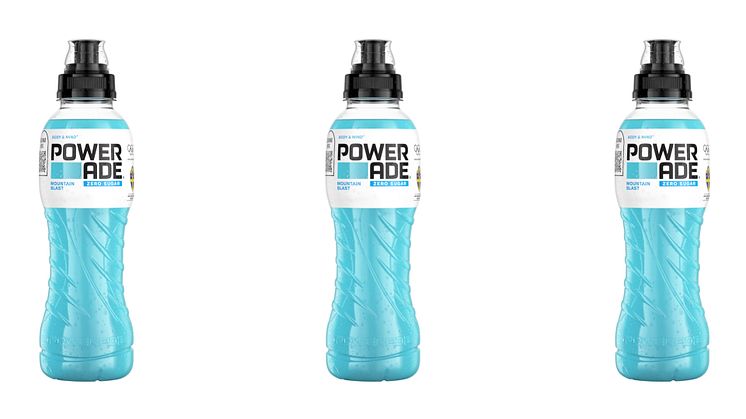 POWERADE växlar upp – lanserar sin första sockerfria sportdryck i Sverige