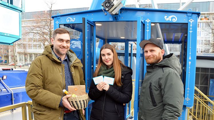 Einstimmung auf die "Ehrenrunde" am 29. Februar mit Picknick im Riesenrad - Foto: Andreas Schmidt