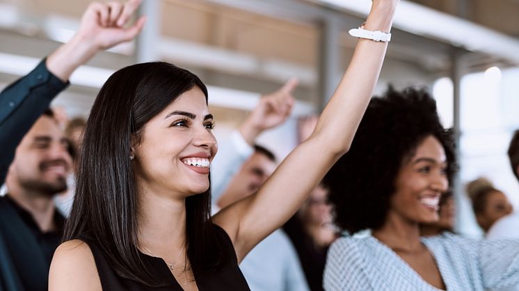 Wouldn't it be great if this was the scene at conferences: The speaker calls for questions, and a dozen hands go up