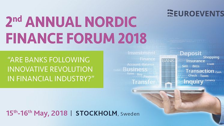 The Nordic Finance Forum, Stockholm 15-16 May