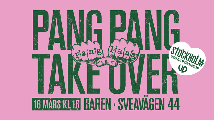 Pang Pang Take Over i baren på Urban Deli Sveavägen