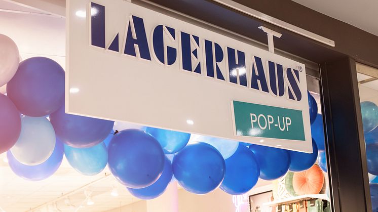 Lagerhaus växer - öppnar fler pop-up butiker!