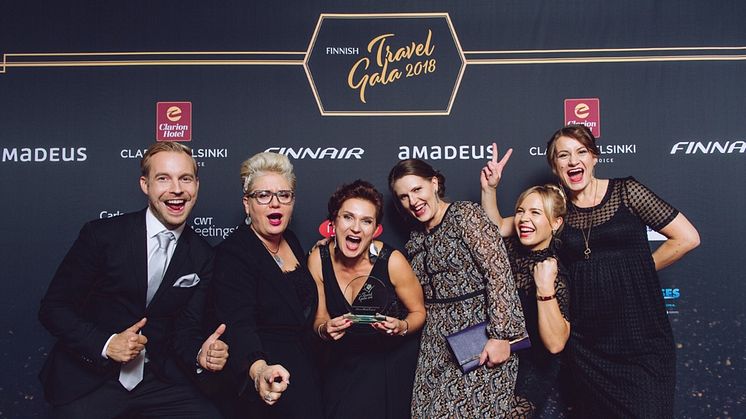 Clarion voted as the travel service provider of the year at Finnish Travel Gala