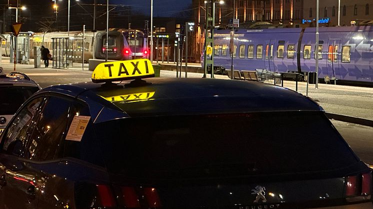 Ny taxizon på Stora Torg, Kristianstad