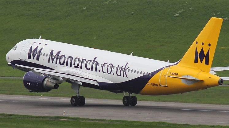 Det blir flera brittiska destinationer med Monarch Airlines från Arlanda våren 2017: Manchester, Birmingham och London-Luton..