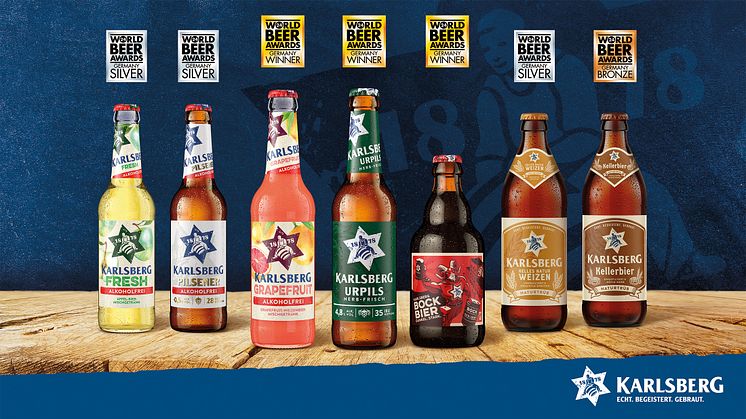  World Beer Awards Auszeichnungen Karlsberg  Foto: Karlsberg