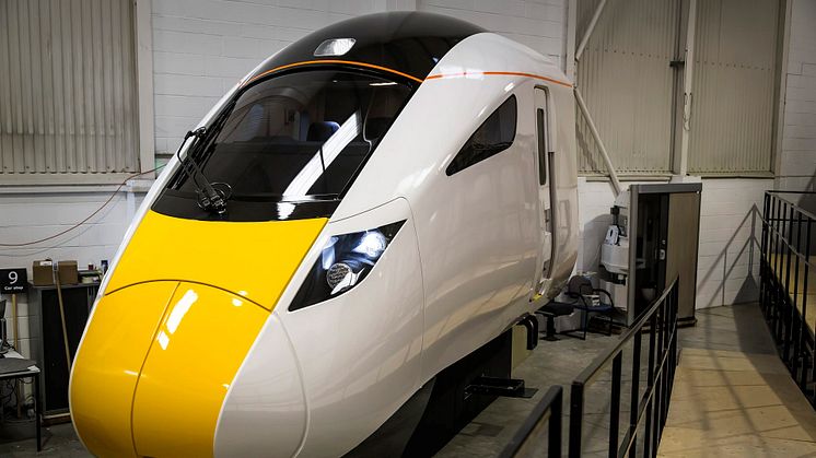 Intercity train driver cab mock-up now at National Railway Museum, York