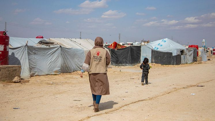 Nariman*, som jobbar på Rädda Barnen, besökte Al Hol i nordöstra Syrien i mars i år. Hon heter egentligen något annat.