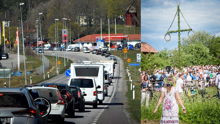 Inför midsommar: Här är vägarna att undvika