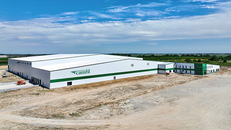 Camfil APC's new Joneboro, Arkansas manufacturing operation enters final steps of building construction.  