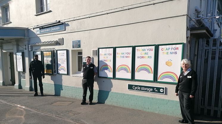 Barnham station rainbows