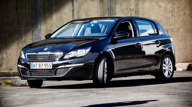 Den nye Peugeot 308 har fået 5 stjerner i Euro NCAPs sikkerhedstest