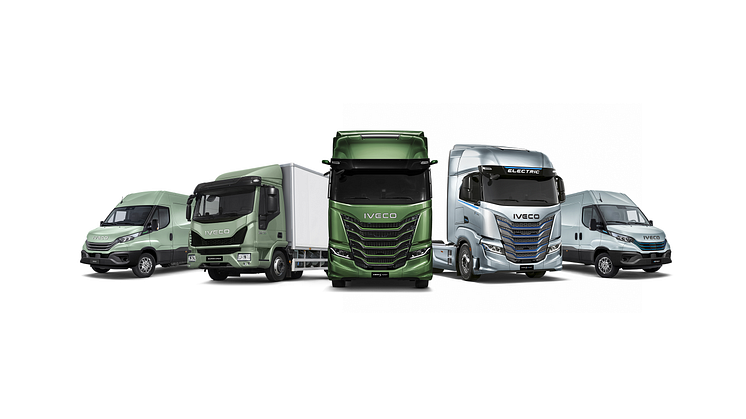 Samtliga IVECO Daily, IVECO Eurocargo och IVECO S-Way-serien finns i IVECO´s modellutbud och uppfyller EU:s uppdaterade lagkrav i den allmänna säkerhetsförordningen (GSR*).