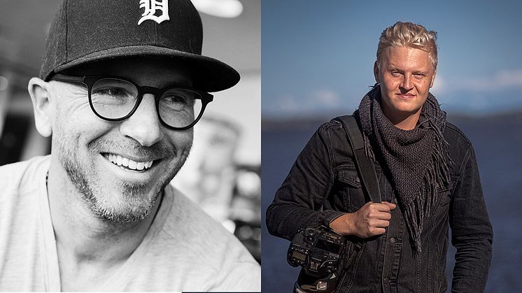 Fotograferna och Canon-ambassadörerna Magnus Wennman (tv) och Jonas Classon (th).