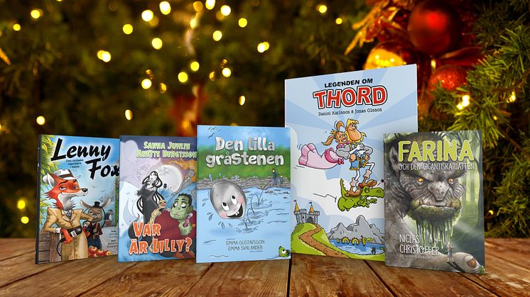 Whip Media skänker böcker till barn i Falkenberg