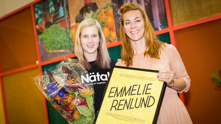 Emmelie Renlund blev årets Isabelle-stipendiat