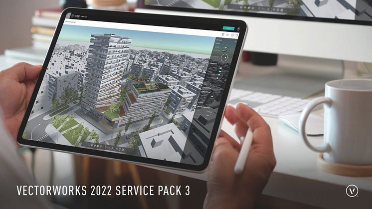 Vectorworks, Inc. hat das dritte Service Pack (SP3) für Vectorworks 2022 veröffentlicht