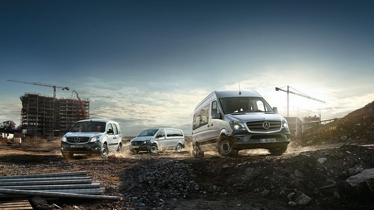 2015 blev et rekordår for Mercedes varebiler. I alt blev 3.670 varebiler af modellerne Vito, Sprinter og Citan leveret til danske kunder.