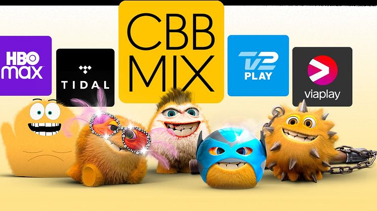 CBB Mobil skruer op for underholdningen: Gør det nemt at mixe mobil og streamingtjenester til små priser 