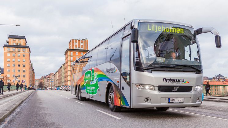 Ny bussförbindelse mellan Arlanda och Bromma flygplats