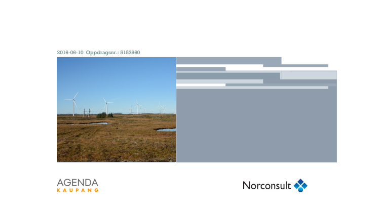 Rapport: Samfunnsmessige virkninger av vindkraft - en etterprøving av fire vindkraftverk  (Norconsult )