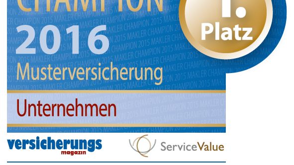 Makler-Champions 2016: Servicewert von Versicherern und Pools auf dem Prüfstand