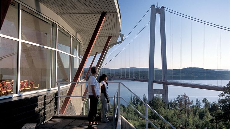 Högakustenbron är ett av de mest omtyckta resmålen i Kramfors kommun.