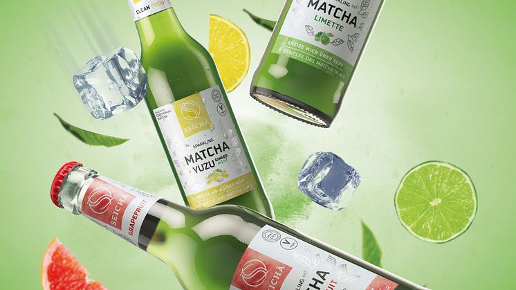 Ny kolsyrad matcha-tedryck med citrus lanseras i Sverige