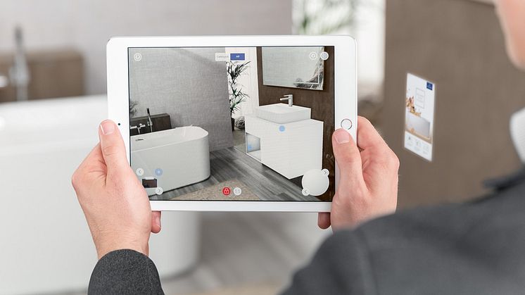 B2C:  An interactive and intuitive experience -   Villeroy & Boch's Augmented Reality app will help you plan your new bathroom