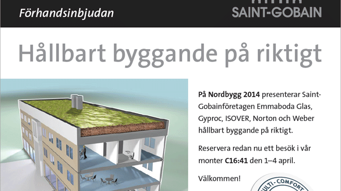 Saint-Gobain ISOVER på Nordbygg